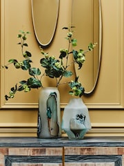 Fifty Five South White Hakan Glass Vase - Image 3 of 6