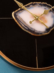 Interiors by Premier Black and Gold Celina Round Wall Clock - Image 3 of 6
