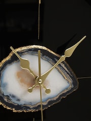 Interiors by Premier Black and Gold Celina Round Wall Clock - Image 5 of 6