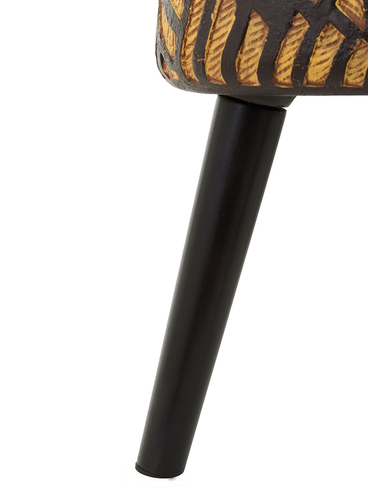 Fifty Five South Black Darnell Planter With Angular Legs - Image 4 of 6