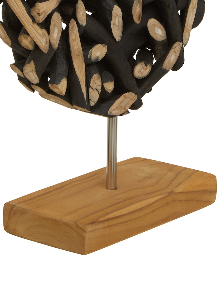 Interiors by Premier Black and Natural Seraya Small Ornaments Succulent - Image 4 of 4
