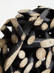 Interiors by Premier Black and Natural Seraya Small Ornaments Succulent - Image 5 of 6