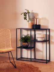 Interiors by Premier Black and White Jada Large Striped Vase - Image 3 of 6