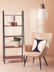 Interiors by Premier Black and White Jada Large Striped Vase - Image 4 of 6