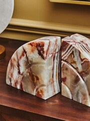 Fifty Five South Natural Oleena Set Of 2 Onyx Bookends - Image 5 of 6