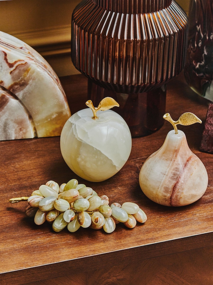 Fifty Five South Green Oleena Onyx Decorative Ornaments Grapes - Image 1 of 6