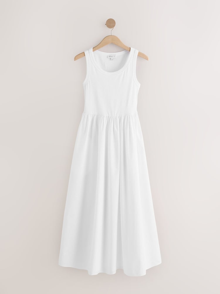 White 100% Cotton Dress - Image 1 of 1