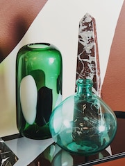Fifty Five South Green Hakan Glass Vase - Image 2 of 6