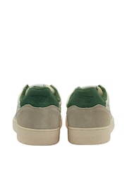 Gola White Ladies Eagle Leather Lace-Up Trainers - Image 3 of 4