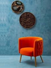 Interiors by Premier Black and Gold Celina Wall Clock - Image 1 of 6