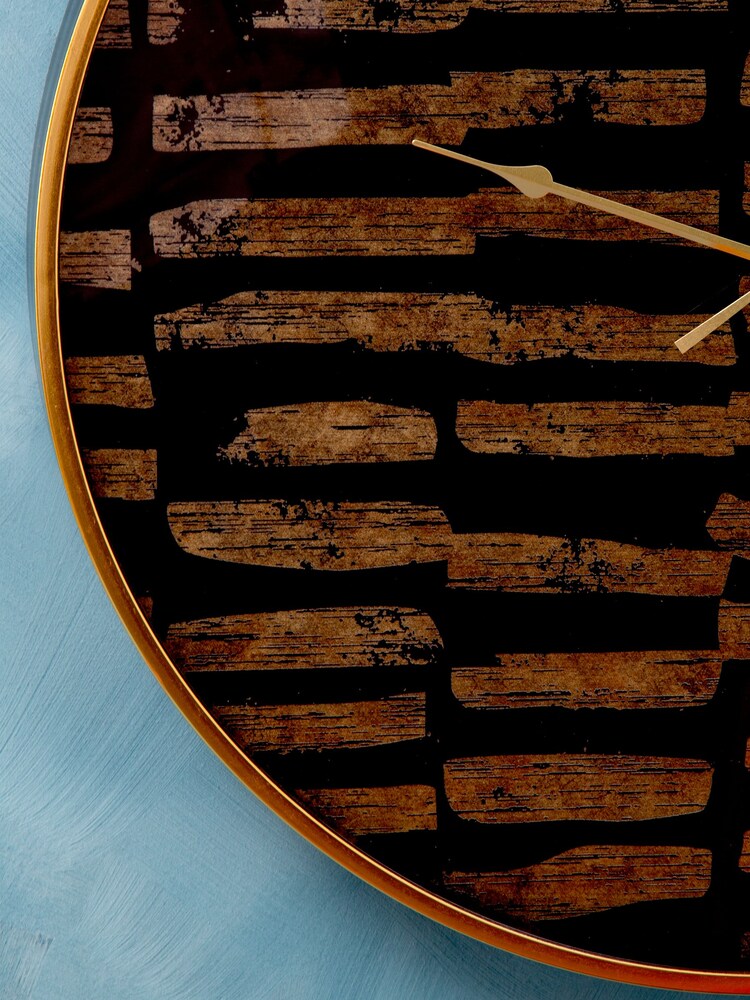 Interiors by Premier Black and Gold Celina Wall Clock - Image 2 of 6