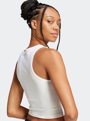 adidas Originals White Essentials Vest Top - Image 4 of 6