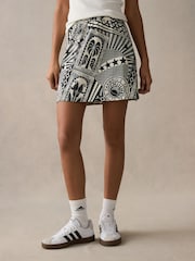 adidas Brown Farm Print Skirt - Image 1 of 12