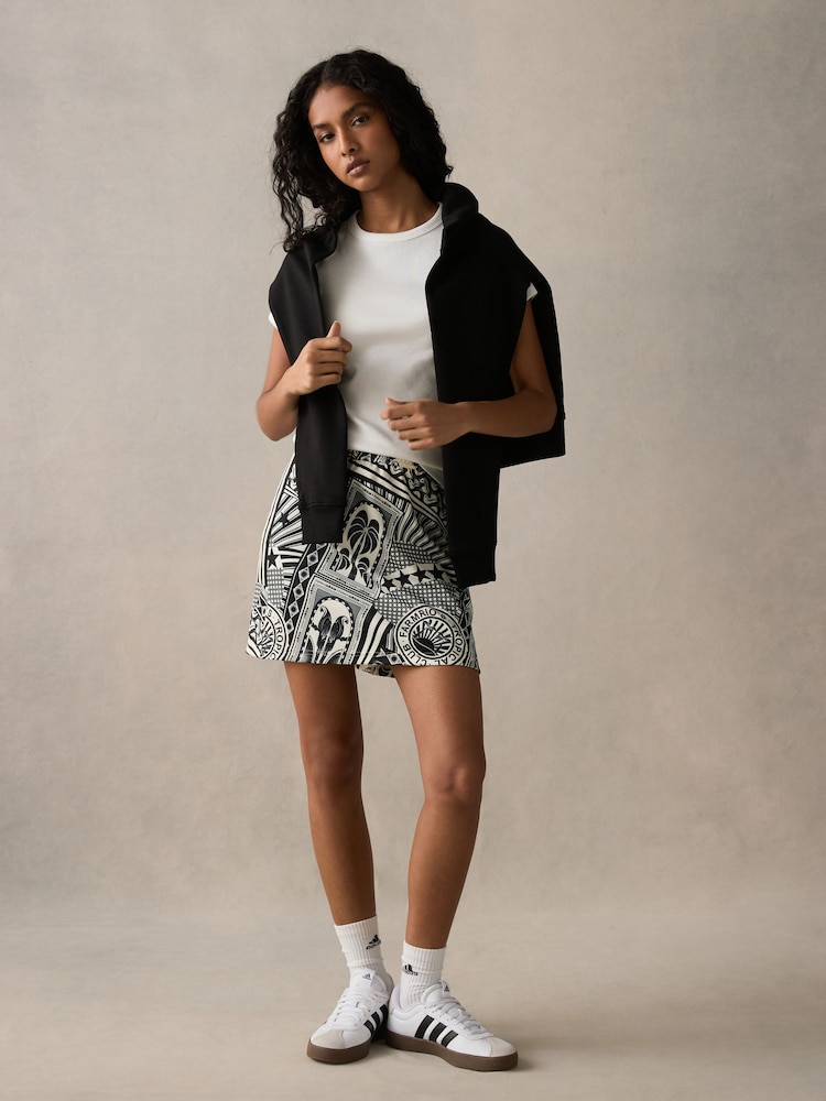 adidas Brown Farm Print Skirt - Image 2 of 12