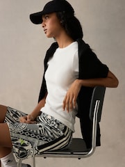 adidas Brown Farm Print Skirt - Image 3 of 12