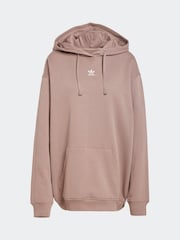 Marrón - adidas Originals Essentials Loose French Terry 100% Cotton Hoodie - Imagen 6 de 6