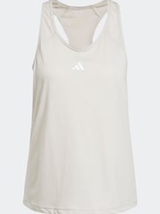 adidas Grey Train Essentials Minimal Branding Racerback Tank Top - Image 11 of 11