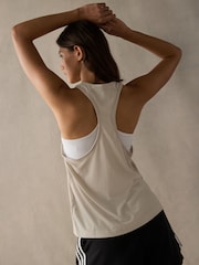 Серый - Майка-борцовка с логотипом adidas Train Essentials - Изображение 4 из 5