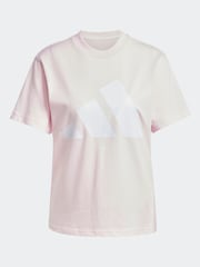 adidas Pink 100% Cotton T-Shirt - Image 5 of 5