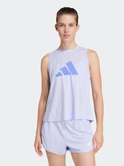 Пурпурный - Спортивная майка с логотипом adidas Train Essentials - Изображение 1 из 6
