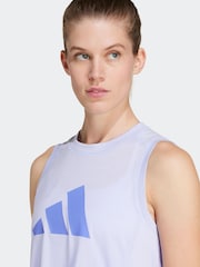 Пурпурный - Спортивная майка с логотипом adidas Train Essentials - Изображение 3 из 6