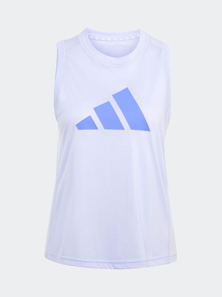 Пурпурный - Спортивная майка с логотипом adidas Train Essentials - Изображение 6 из 6