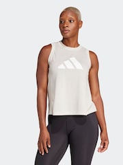 Серый - Спортивная майка с логотипом adidas Train Essentials - Изображение 1 из 6