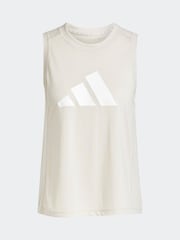Серый - Спортивная майка с логотипом adidas Train Essentials - Изображение 6 из 6