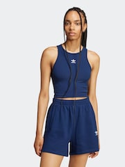 adidas Originals Blue Essentials Vest Top - Image 1 of 6