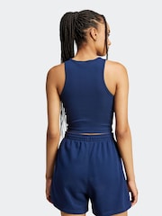 adidas Originals Blue Essentials Vest Top - Image 2 of 6