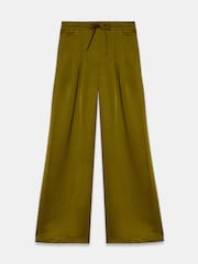 Grün - Mint Velvet Wide-Leg-Hose aus Satin - Bild 7 von 8