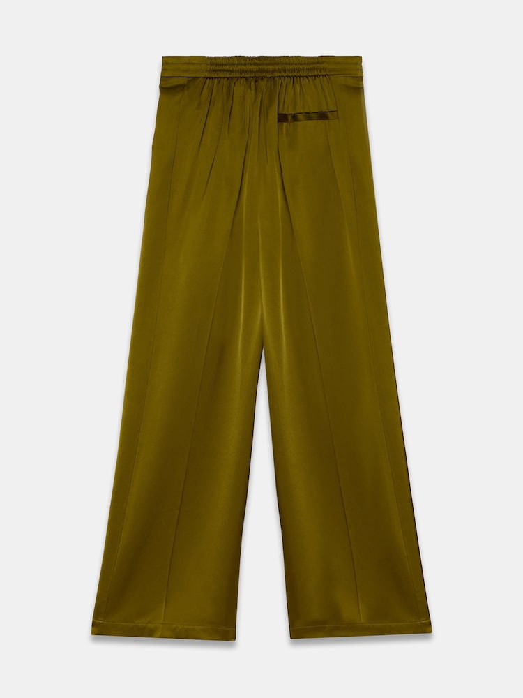 Grün - Mint Velvet Wide-Leg-Hose aus Satin - Bild 8 von 8