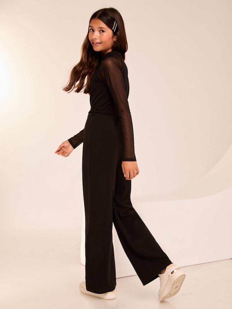 Lipsy Jumpsuit mit Netzärmeln (5–16 Jahre) - Bild 4 von 4 Lipsy Jumpsuit mit Netzärmeln (5–16 Jahre) - Bild 4 von 4