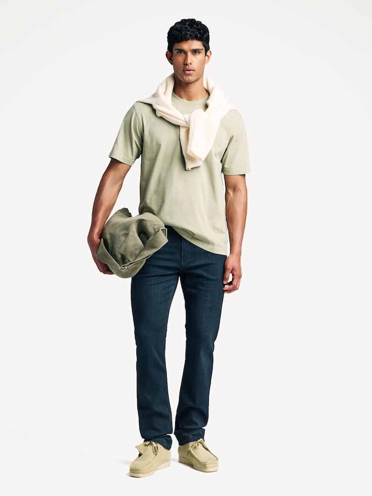 Paige Blue Straight Fit Normandie Jeans - Imagen 2 de 6