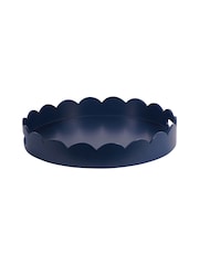 Laura Ashley Midnight Seaspray Northall Circular Tray - Image 4 of 5