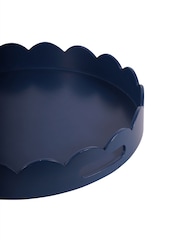 Laura Ashley Midnight Seaspray Northall Circular Tray - Image 5 of 5