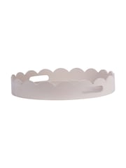 Laura Ashley Dove Grey Northall Circular Tray - Image 4 of 5