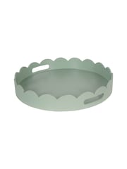 Laura Ashley Duck Egg Northall Circular Tray - Image 2 of 4