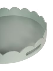 Laura Ashley Duck Egg Northall Circular Tray - Image 4 of 4