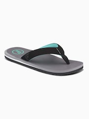 Foamlife Grey Mens Traa Flip Flops - Image 1 of 6
