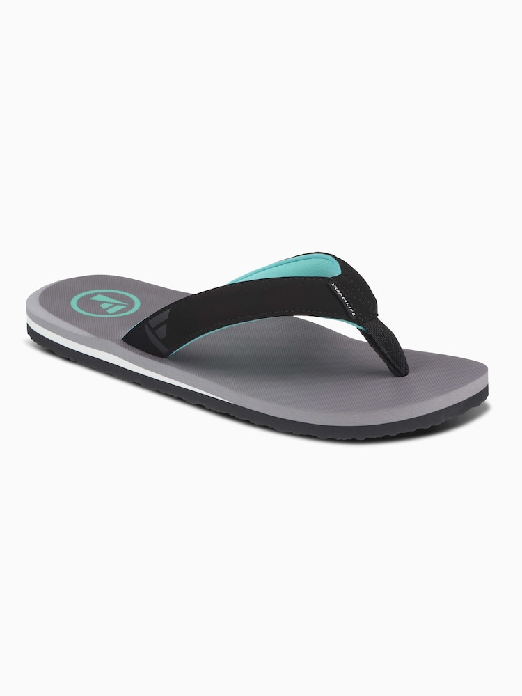 Foamlife Grey Mens Traa Flip Flops - Image 1 of 6