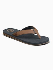 Foamlife Grey Mens Seales Earth Flip Flops - Image 1 of 5