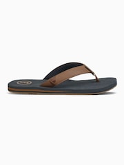 Foamlife Grey Mens Seales Earth Flip Flops - Image 4 of 5