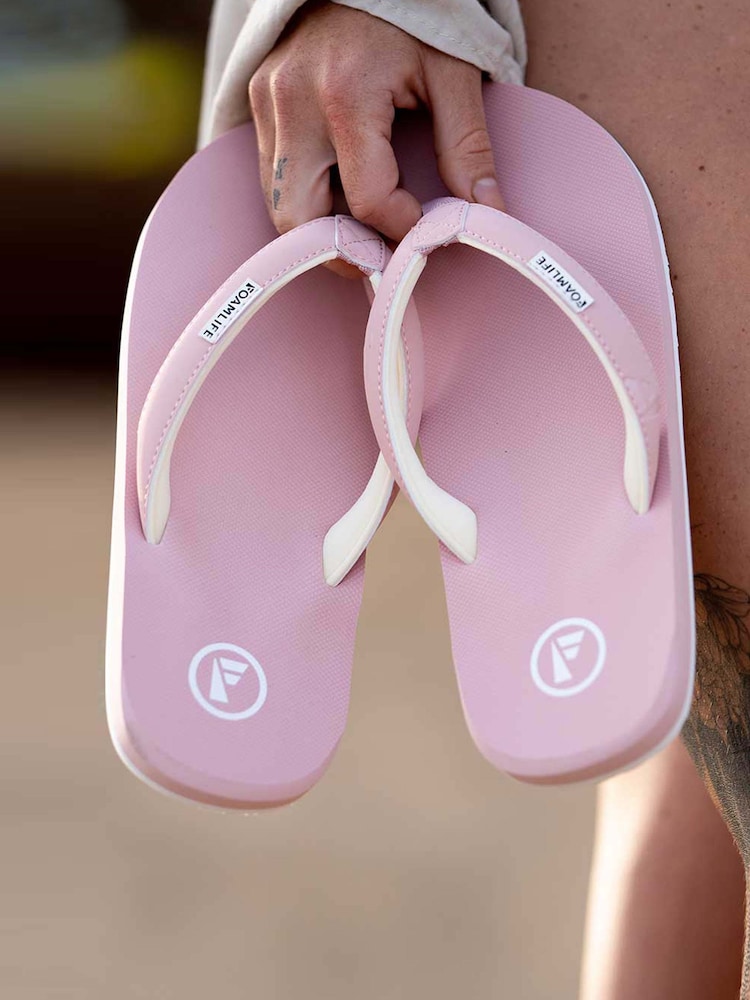 Foamlife Pink Womens Lixi-SC Flip Flops - Image 6 of 6