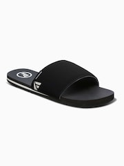 Foamlife Black Mens Tarlan Slide Sliders - Image 1 of 6