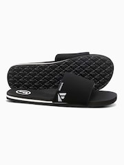 Foamlife Black Mens Tarlan Slide Sliders - Image 3 of 6
