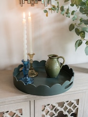 Laura Ashley Fern Green Northall Circular Tray - Image 1 of 4