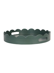 Laura Ashley Fern Green Northall Circular Tray - Image 3 of 4