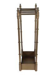 Laura Ashley Antique Brass Bamboo Viscose Finish Stand - Image 3 of 6