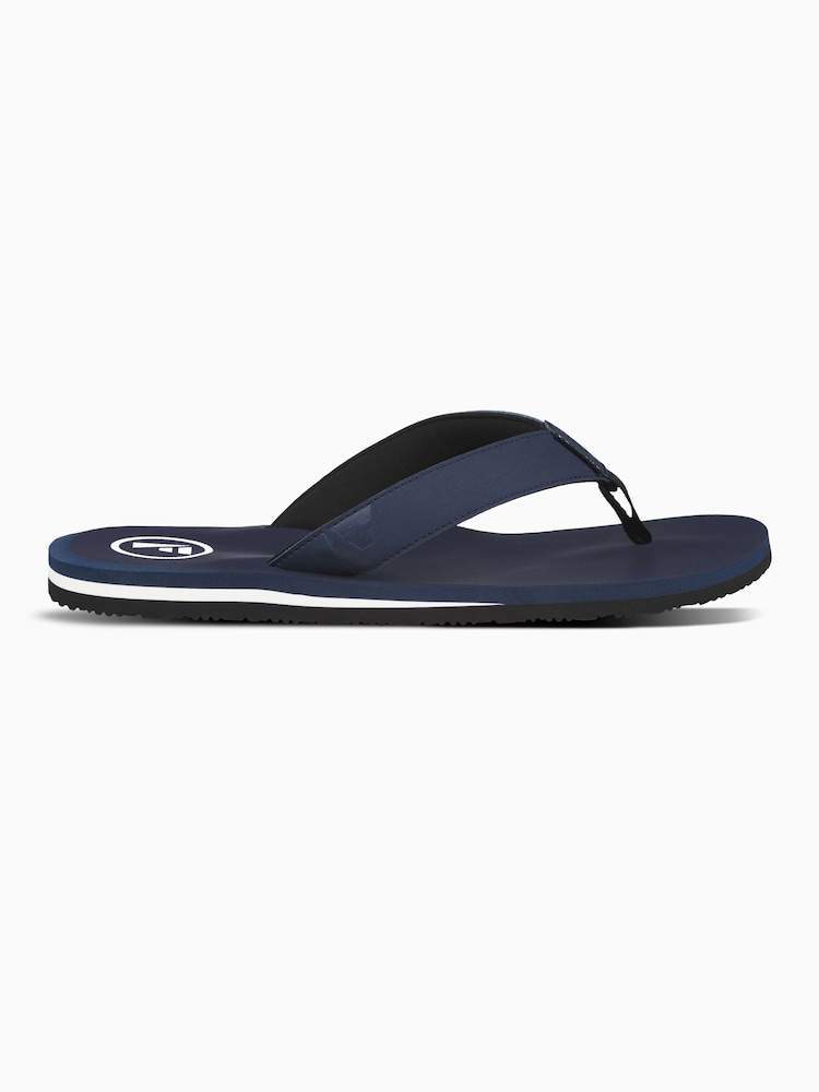 Foamlife Blue Mens Tarlan Flip Flops - Image 2 of 5